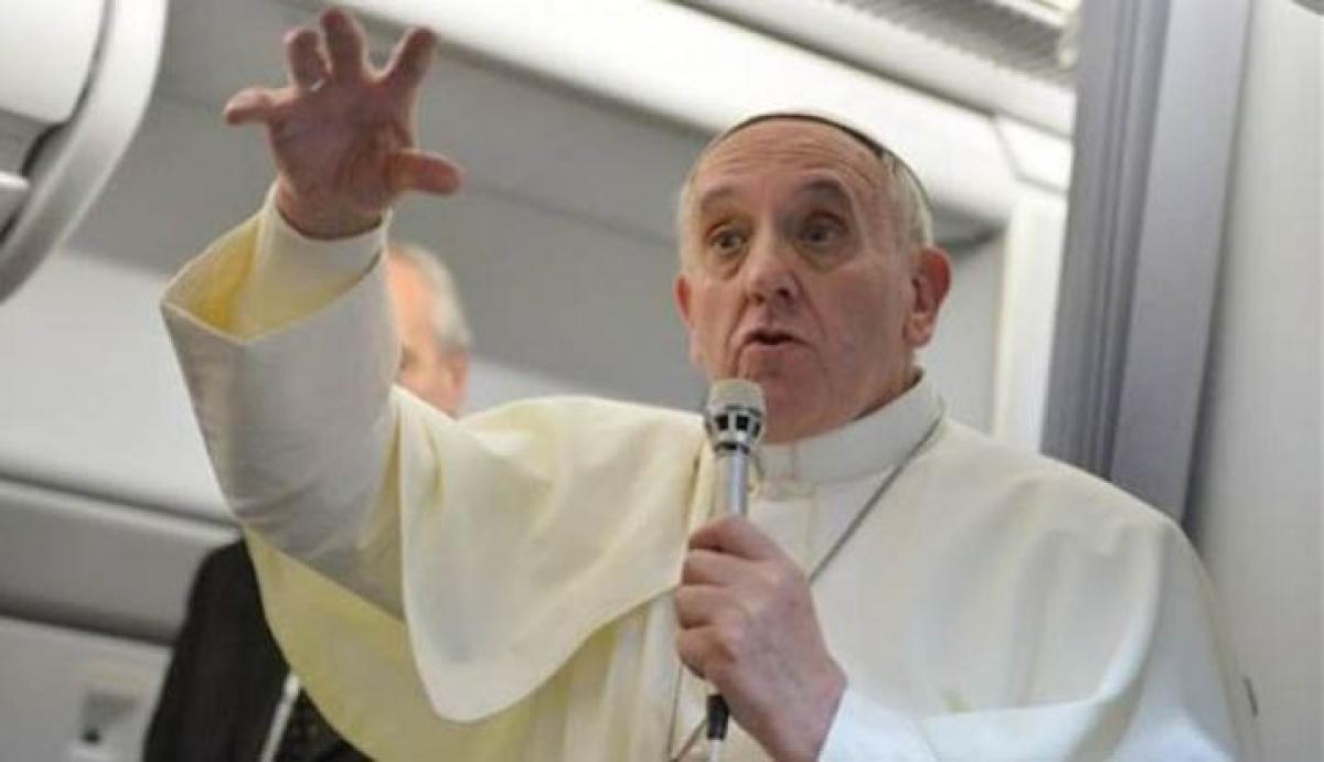 Pope Francis on Climate situation: Its like borderline suicide